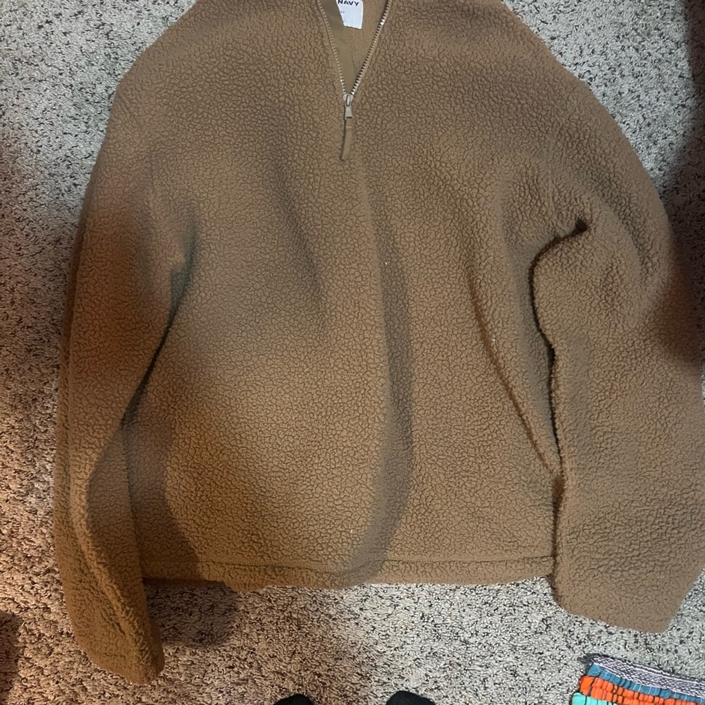 Old Navy Tan Sherpa Jacket
